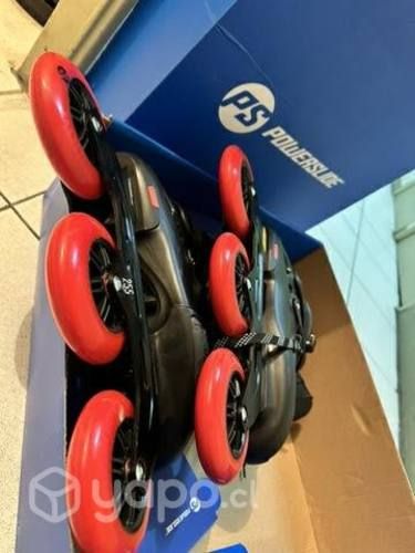 Patines Roller Powerslide Imperial Negro Rojo 110