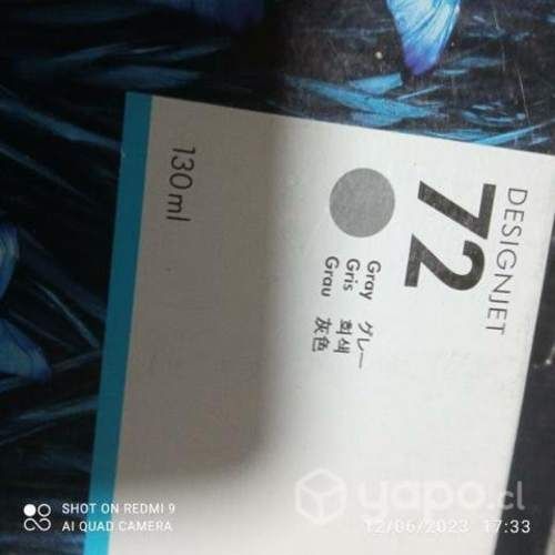 Tintas HP 72 colores originales de 130ml