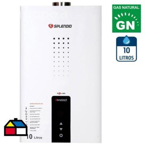Calefont 10 Litros GN Cámara Estanca Splendid