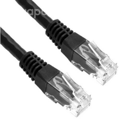 Cable patch utp cat6 1 mts. negro