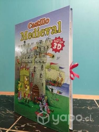 Libro castillo medieval 3D