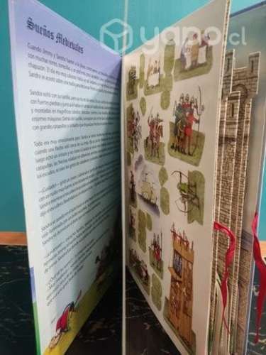 Libro castillo medieval 3D