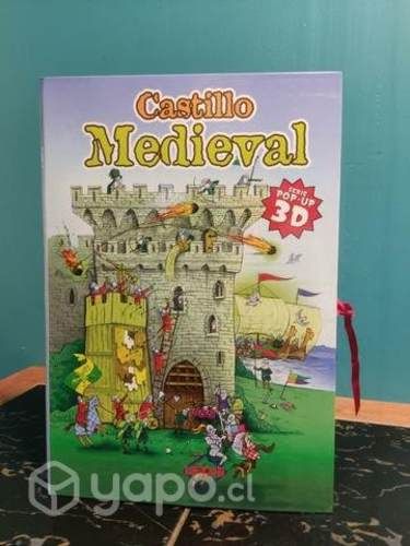 Libro castillo medieval 3D