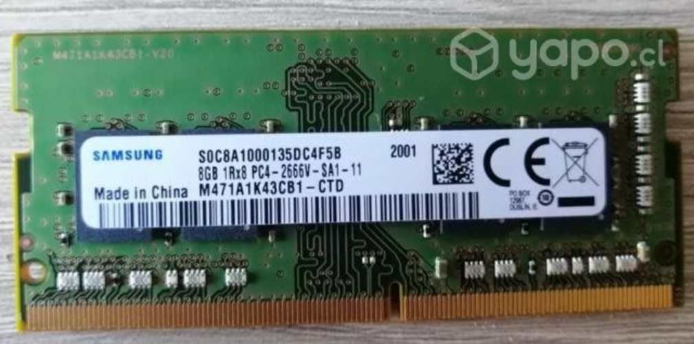 Memoria Ram Color Verde 8gb 1 Samsung