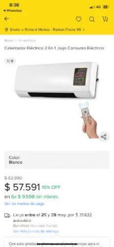 Calentador eléctrico