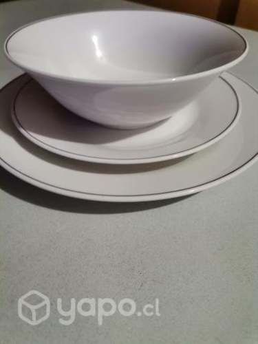 Vajilla porcelana 4/12