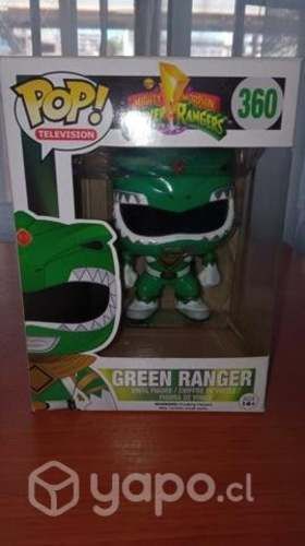 Green Ranger y White Ranger funko pop