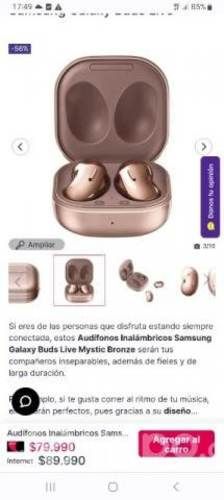 Audifonos samsung galaxy buds live