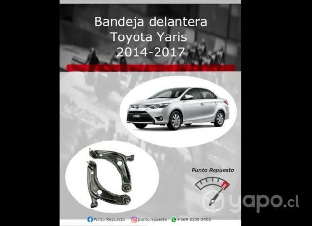 Bandeja delantera Toyota Yaris 2014 al 2017