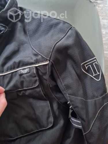 Chaqueta Moto Triumph Negra