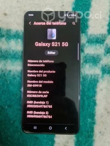 Celular samsung S21 solo