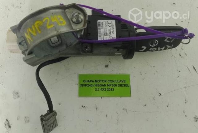 Chapa Motor Con Llave (NVP243) Nissan NP300 Diesel
