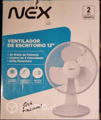 Ventilador de escritorio 12&quot;