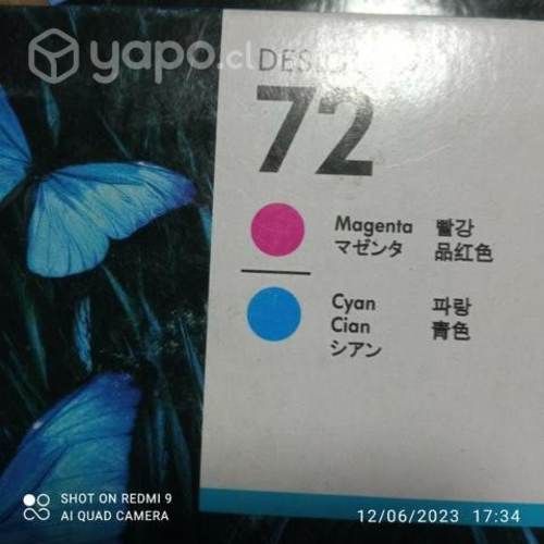 Cabezales HP 72 colores originales