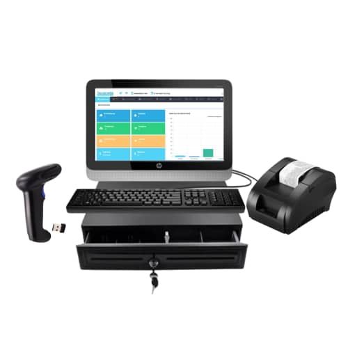 Sistema completo punto de ventas  con impresora y pistola de barras