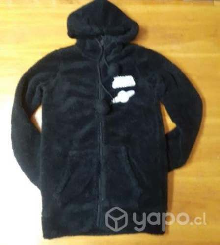 Poleron Corderito Everlast negro talla 14