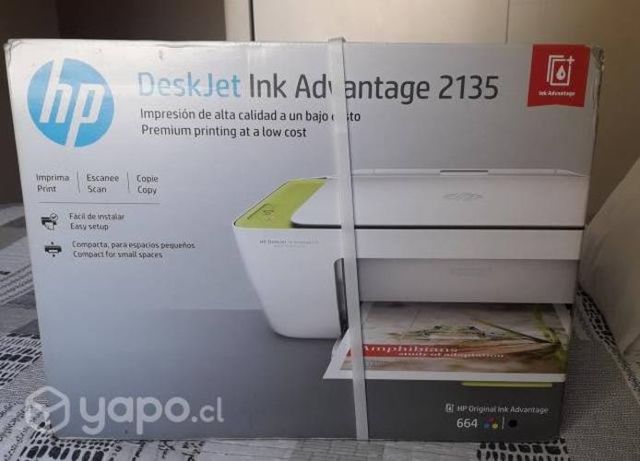 Vendo Impresora HP Deskjet Ink Advantage 2135