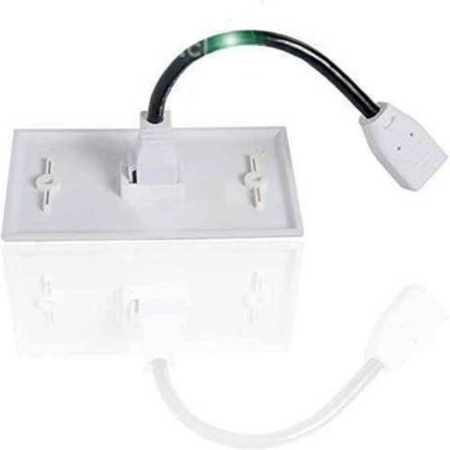 Placa a muro 1 puerto hdmi, v. 1.4, h/h, 10 cms. m