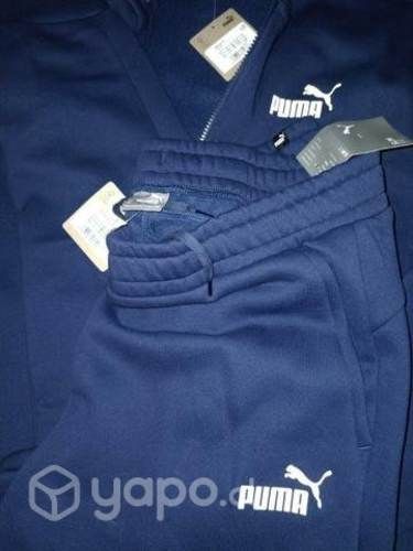 Buzo completo original azul y negro