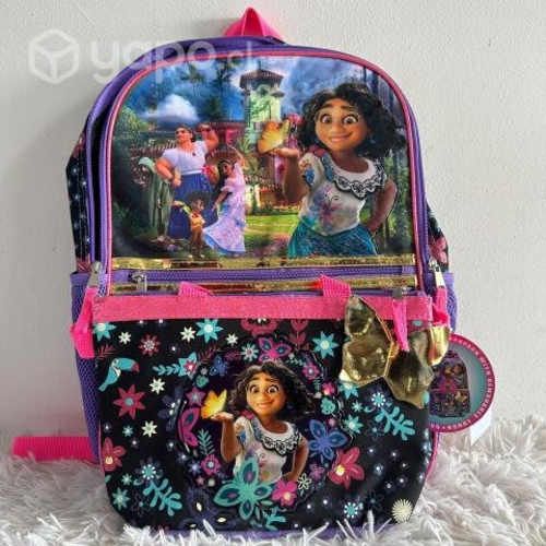 Mochila Disney Encanto Incluye Lonchera