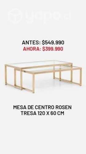 Mesa de centro Rosen Tresa 120 x 60 cm