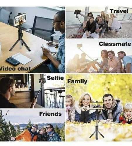 Kit monopod bluetooth selfies + trípode Tik Tok