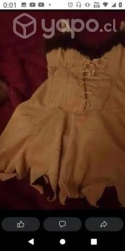 Disfraz tipo picapiedras talla M