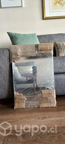 Espejo led rectangular retro iluminado