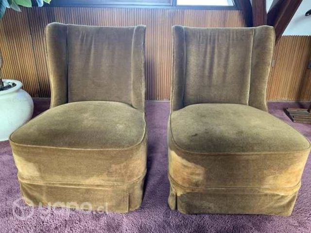 2 poltronas terciopelo