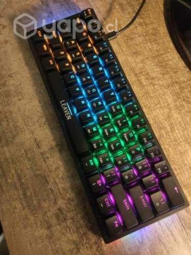 Teclado Mecanico Leaven 60% Switch Azul