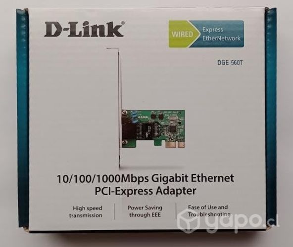 Tarjeta de Red Interna D-Link DGE-560T PCI-e RJ45