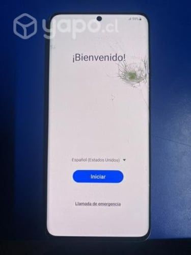 Samsung S20. Detalle en pantalla