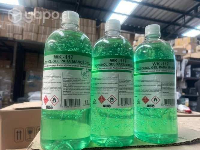 Alcohol gel marca winkler 1 litro