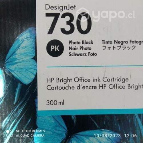 Tinta HP 730 photo black original de 300ml