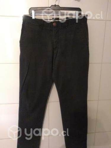 Pantalon de Hombre Casual Negro Talla 44