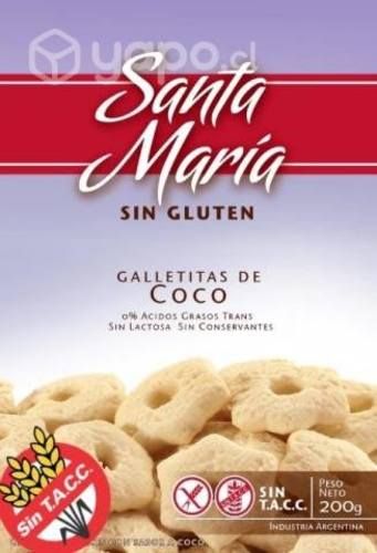Galleta de coco smams sin gluten sin lactosa