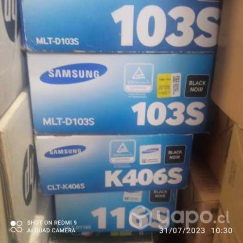 Toner Samsung diversos modelos originales de alta