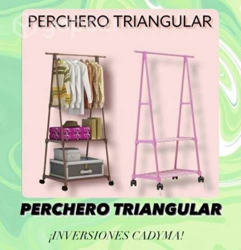 Perchero triangular