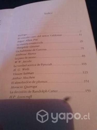 Libro Cuentos de terror