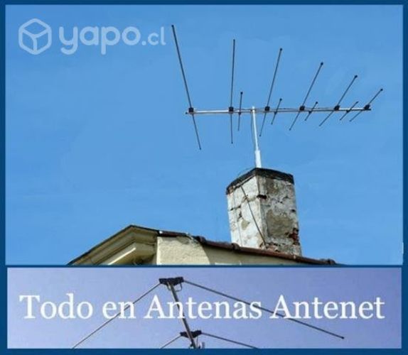 Antena de TV/FM para zona rural