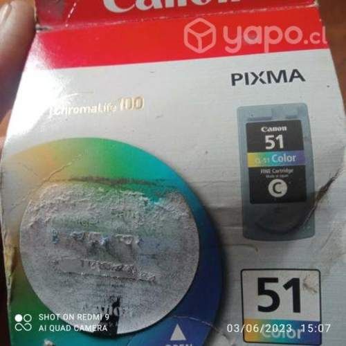 Tintas canon 50 y 51 originales