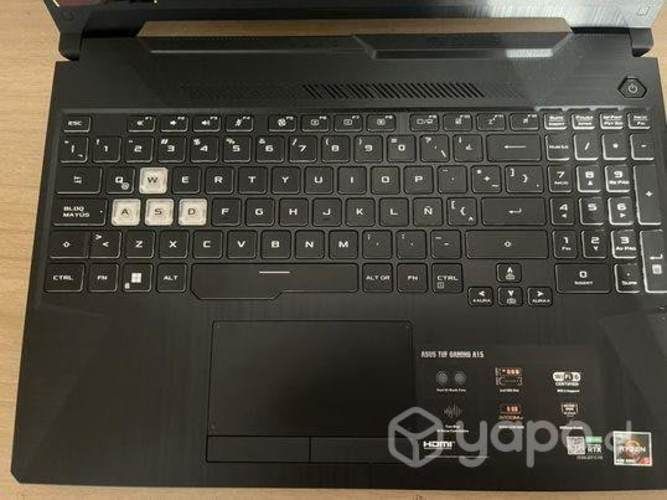 Asus tuf gaming a15 fa506icb /amd ryzen 5 / 8gb ra