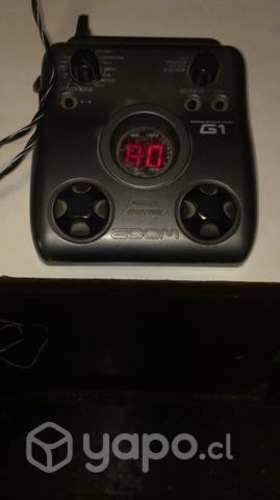 Pedal guitarra eléctrica zoom G1