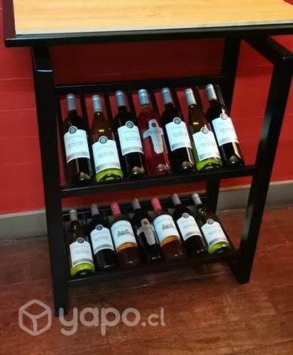 Cava , Porta vino de hierro y cubierra de roble