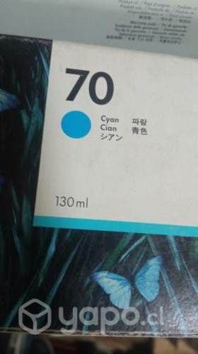Tintas HP 70 colores originales de alta de 130ml