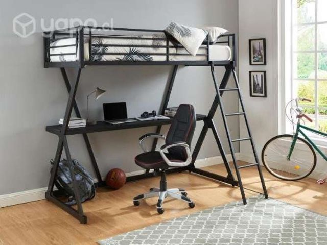 Cama escritorio con colchon