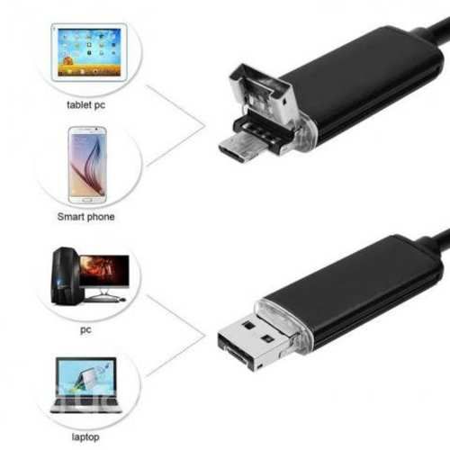 Endoscopio Boroscopio Android PC USB Camara 5m