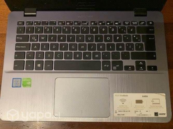 Asus VivoBook Intel I5, SSD, 8g Ram, año 2018