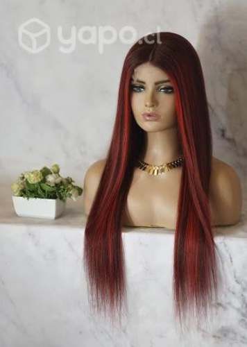 Peluca natural 100% Rojo Viso NA65