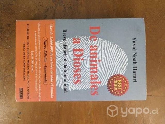 Libro De animales a dioses de Yuval noah harari